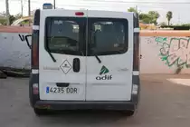 Renault Trafic mit  DDR-Kennzeichen  / gesehen in Benicarló (Provinz Castellón/Spanien), 02.10.2007