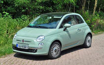 Neuer Fiat 500, gesehen in Metternich 27.06.2010