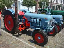 Eicher K�nigstiger,
3-Zyl.Diesel, 2925ccm, 38PS, Bj.1962,
Oldtimertreffen Gundelfingen/Brsg.
Juni 2010