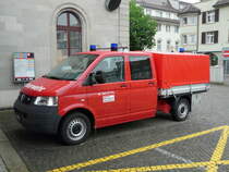 SBB Feuerwehr mit einem VW in Brugg am 20.05.2010