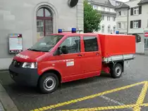 SBB Feuerwehr mit einem VW in Brugg am 20.05.2010