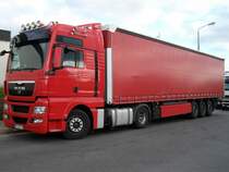 MAN-Sattelzug am 26.Juni 2010 im Industriegelnde von Bergen/Rgen.