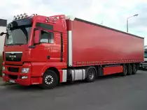 MAN-Sattelzug am 26.Juni 2010 im Industriegel�nde von Bergen/R�gen.