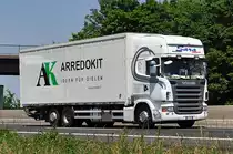 Scania R 380 auf der A61 bei Heimerzheim - 24.06.2010