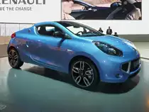 Erster Auftritt fr den neuen Renault Wind beim Genfer Autosalon 2010.