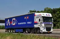 DAF XF 105.430 auf der A61 bei Heimerzheim - 24.06.2010