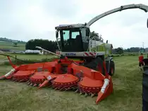Jaguar 830 des Lohnunternehmens REITH ausgestellt anl. Oldtimer- und Traktorenausstellung der Oldtimerfreunde Ufhausen am 04.07.2010 in Eiterfeld-Ufhausen


