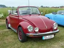 VW Kfer Cabrio ausgestellt anl. Oldtimer- und Traktorenausstellung der Oldtimerfreunde Ufhausen am 04.07.2010 in Eiterfeld-Ufhausen

