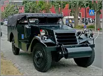 Aus Belgien war die Polizei mit diesem gepanzerten Fahrzeug zur 750 Jahrfeier der Stadt Diekirch angereist. 04.07.2010
Orginal Amerikaniches Gepanzertes Fahrzeug. Lnge 5,63m / Breite 2,10m /  6 Zyl Hercules Benzinmotor, hchstgeschwindigkeit 81 Km/h. Fahrer und weitere 7 Personen finden in dem Wagen Platz. Die belgische Polizei hatte 75 solcher Fahrzeuge in Ihrem Besitz. 