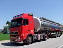 VOLVO FH-440 aus den Niederlanden fhrt auf sterreichs Bundesstrassen Richtung Heimat;100709
