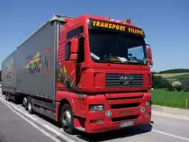 MAN-Hngerzug von FILIPIC auf sterreichs Bundestrassen unterwegs;100709