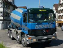 Mercedes Actros Betonmischer unterwegs in Gossau/SG am 09.07.2010