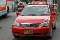Ein bangkoker Taxi am 22.Mai 2007 beim Chatuchak Park.