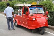 Tuk Tuk, Nr114 am 26.Mrz 2010 in Ayutthaya (Thailand).