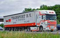 DAF XF 105.480  Transport BV , A61 bei Heimerzheim - 05.07.2010