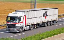 MB Actros 1844  MTL-Logistics  auf der A61 bei Weilerswist - 06.07.2010