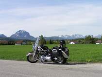 Mit der Yamaha Dragstar 1100 Classic im Salzkammergut auf Tour