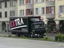 Renault mit Kastenaufbau unterwegs in Baden am 20.05.2010