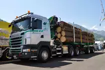 Die  Truckmeile  am 17 Intern Truck & Country Festival in Interlaken (CH)