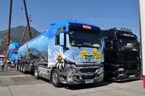 Die  Truckmeile  am 17 Intern Truck & Country Festival in Interlaken (CH)