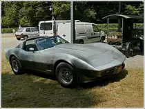 Chevrolet Corvette aufgenommen an einem Wanderweg am 11.07.2010 im S�den von Luxemburg.