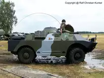 Sch�tzenpanzerwagen SPW-40P2 - Bereitschaftspolizei, CA, NVA - fotografiert am 17.07.2010 zum 10. Milit�r- und Nutzfahrzeugtreffen am Flugplatzmuseum Cottbus - Copyright @ Ralf Christian Kunkel