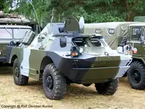 Sch�tzenpanzerwagen SPW-40P2 - Bereitschaftspolizei, CA, NVA - fotografiert am 17.07.2010 zum 10. Milit�r- und Nutzfahrzeugtreffen am Flugplatzmuseum Cottbus - Copyright @ Ralf Christian Kunkel