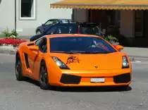 Sportwagen LAMBORGHINI unterwegs in Gossau/SG am 09.07.2010