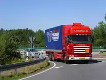 ..SCANIA 114 L- 380 Topline (Pritschenaufbau ) aus den Niederlanden - gesehen 19-7-2010