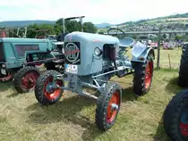Eicher ED 1, Bj. 1952, ausgestellt in Uttrichshausen anl. Oldtimerausstellung, Juli 2010