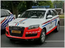 Audi Q7 der luxemburgischen Polizei, aufgenommen in Diekirch am 04.07.10.  