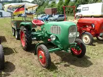 Güldner 12 K, Bj. 1960, 15 PS, ist Gast der Oldtimerausstellung in Uttrichshausen, Juli 2010