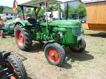 Deutz Bj. 1963, 35 PS, ist Gast der Oldtimerausstellung in Uttrichshausen, Juli 2010