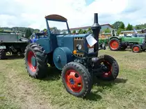 Lanz, Bj. 1956, ist Gast der Oldtimerausstellung in Uttrichshausen, Juli 2010