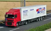 DAF 95XF  ATLAS , A61 bei Weilerswist 08.07.2010