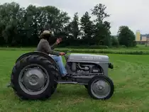 Ferguson-Diesel aus dem Jahr1964 ist am Weg zu einer Oldtimerausstellung im Bezirk Grieskirchen;100718