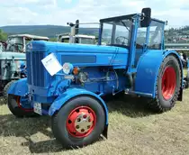 Hanomag Robust 800 - 6, Bj. 1964, 11000 ccm, 110 PS, ca 100 km/h schnell, mit Autobahnzulassung, ausgestellt in Uttrichshausen anl. der Oldtimerausstellung im Juli 2010. 