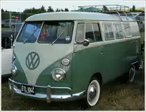 VW T1 aus Caliornien angereisst, beim VW Treffen in Hosingen am 24.07.2010. 