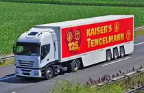 Iveco Stralis 450  Tengelmann  auf der A61 bei Rheinbach - 20.07.2010