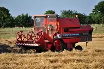 Deutz Fahr M 770 M�hdrescher auf einem Acker bei Euskirchen - 18.07.2010