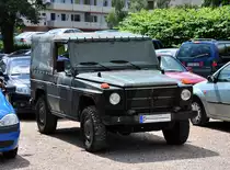 Mercedes Wolf, ehemals Bundeswehr (LKW gl le Wolf), jetzt zivil zugelassen am Bf Euskirchen - 15.07.2010