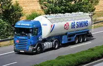 Scania R 380  G� Simons  auf der A61 bei Weilerswist - 15.07.2010