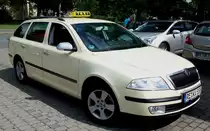 SKODA OCTAVIA Combi in TAXI Ausf�hrung gesehen in Marl 28/07/2010