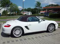 PORSCHE Boxter Cabrio in wei� gesehen in Marl 28/07/2010