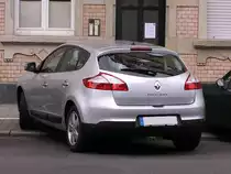 Renault Megane, R�ckansicht. Aufgenommen: Juli 2010.