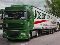 DAF- XF 105.440 von J. Haas aus dem Schwarzwald..gesehen am 26.7.10