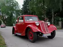 Tatra_57A(Halbcabrio);Baujahr1936 ist zur Wadholz-Classic2010 aufgebrochen;100718