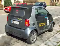Smart for two Cabrio silber/grau metalic ist der nicht spritzig   DER KLEINE   Herten 27/03/10