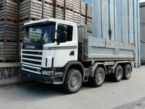 Scania 124c 420 Kipper in Neuenegg am 18.07.2010