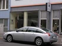 Citroen C6 Rckansicht. Fotografiert: Juli 2010.